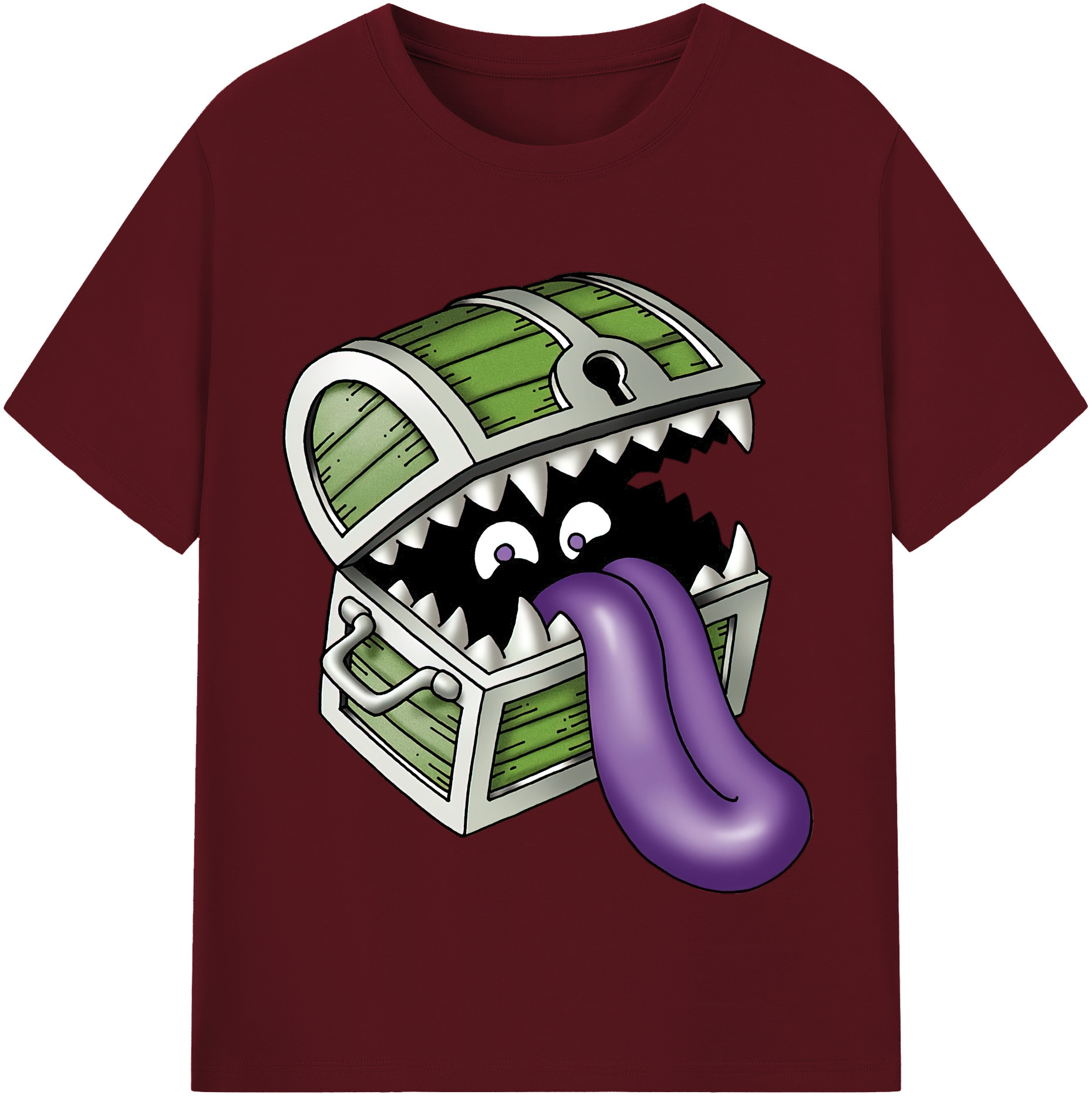 （画像用） ドラゴンクエスト Doragon Kuesuto Dragon Quest 綿100％半袖Tシャツ（フロントプリント）
